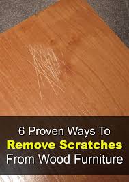 Whether the scratch is small or deep, there are steps you can take to repair them, even with a wood oil finish. 6 Diy Ways To Remove Scratches From Wooden Furniture House Cleaning Tips Wood Repair Diy Cleaning Products