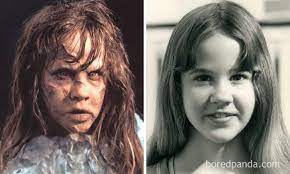 10 horror stars with and without