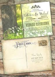 Wedding Invitation Postcards Templates Free Postcard Printable