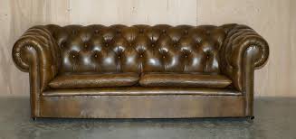 Vintage Chesterfield Sofa And 2 Club