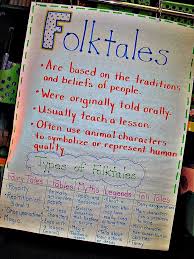 Five For A Fabulous Friday Folktale Anchor Chart Reading