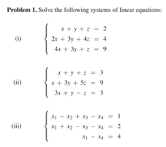 Solved Problem 1 Solve The Following