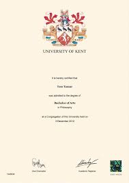 This retirement certificate can be a memento of years of hard work. Frame For Degrees From University Of Kent University Frames