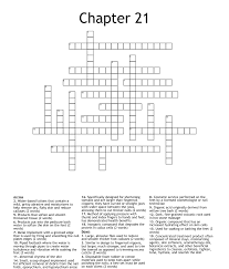 chapter 21 crossword wordmint