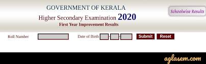 Kerala plus two say result 2020 has been declared by the directorate of higher secondary education (dhse), kerala on wednesday, 28 october. Kerala Plus One Improvement Result 2020 Announced For Dec Exam At Keralaresults Nic In Aglasem News