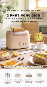 FOLLOW NHẬN MÃ] [TẶNG PHÍCH CẮM] Máy nướng bánh mì Sandwich Bear chính hãng  DSL-601, máy làm bánh mì Sandwich Casimi Decor - Lò nướng bánh mì sandwich