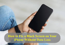fix a black screen on your iphone