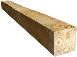 Find great deals on ebay for landscape timber crafts. Ac2 5 X 5 X 8 Ground Contact Pressure Treated Rough Sawn Timber At Menards