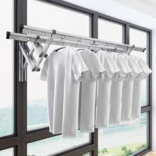 Maybe you would like to learn more about one of these? Telescopic Drying Rack Outdoor Cooling Clothes Rod Balcony Window Household Outdoor Clothes Drying Rod Folding Sliding Artifact Drying Rack