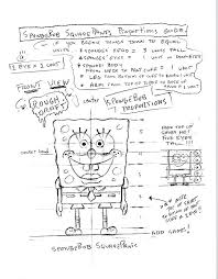 Who lives in a pineapple under the sea? Spongebob Squarepants Model Sheets Traditional Animation
