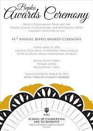Bepko Awards Ceremony Invitation By Tara Ray At Coroflot Com