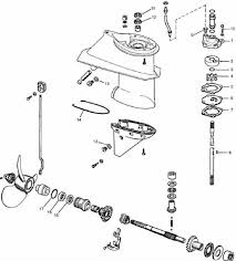 Johnson Outboard Parts Drawing 18 25 28 Hp