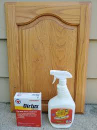 how to spray paint cabinet doors with