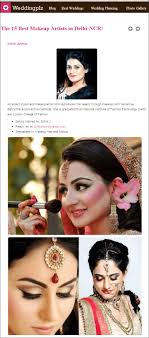 awarded no 1 bridal makeup artists in
