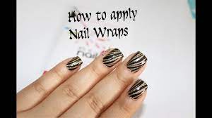 how to apply nail wraps you