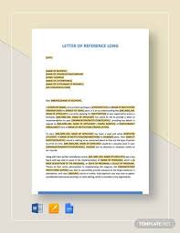 The length of a personal letter of recommendation will vary, but the formatting should more or less remain the same. Free 38 Reference Letter Samples In Pdf Ms Word Pages Google Docs