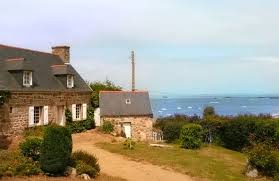 maison de pêcheur bord de mer brene