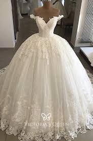 Find the perfect ball gown wedding dress photos and be inspired for your wedding. Off The Shoulder Lace Glitter Tulle Bridal Ball Gown Vq