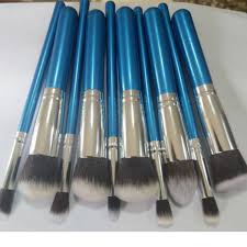 make up brushes for las 10pcs