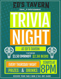 Are you screaming about your fantasy team and about how much smarter you are than the coach? Lakewood Ranch Trivia Music Trivia Nights Sarasota County Sports Bar