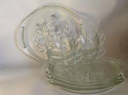 Vintage Jeanette Glass Camellia Flower