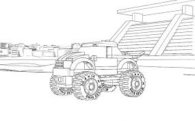 Free printable thomas the train coloring pages. Monster Truck 141394 Transportation Printable Coloring Pages