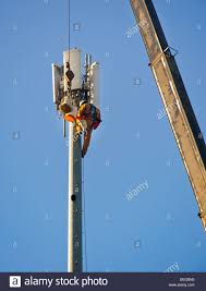 Cell Tower Repairs Stock Photo 60598305 Alamy