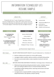 Looking to build your own entry level it resume? Information Technology It Resume Sample Resume Genius