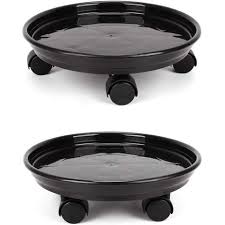 2 Pack Plant Caddy 11 8 Round Potted