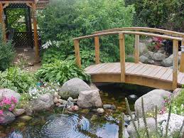 Backyard Layout Backyard Bridges Pond