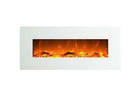 long wall mounted electric fireplace