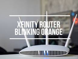 xfinity modem router blinking orange