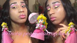 princess peach inspired makeup look