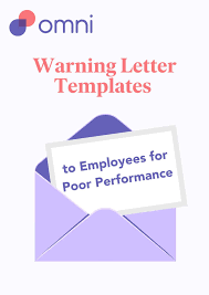 warning letter templates to employees