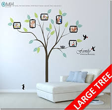 Large Family Tree Wall Decor Stickers With Photo Frames