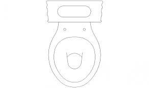 Toilets Drawing In Dwg File