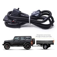 Jeep wrangler jk trailer wiring install youtube. Car Accessories Interior Trailer Hitch Wiring Harness