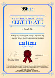 Ecu Advisory Board Ecu School Chess Teacher Certificate Ecu