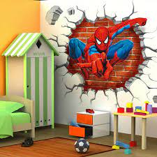 3d spider man kids room decor boy gift