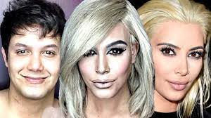 man turns into kim kardashian