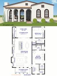 Small Spanish Contemporary House Plan