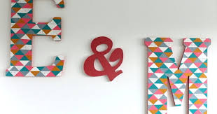 How To Make A Geometric Monogram Letter