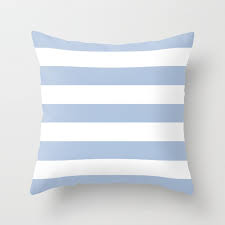 White Stripes Pattern Throw Pillow
