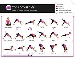printable pose guides yoga