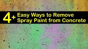 remove spray paint from concrete