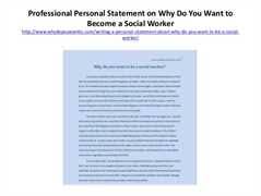 Personal statement masters of social work Pinterest