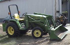 john deere 4400 compact tractor front