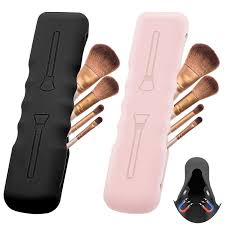 2pack makeup brush holder silicone