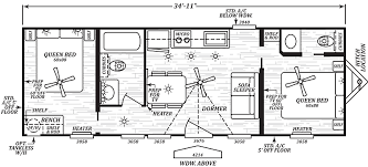 Grayson Floor Plan Park Model Homes
