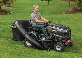 Riding Mower With Bagger For